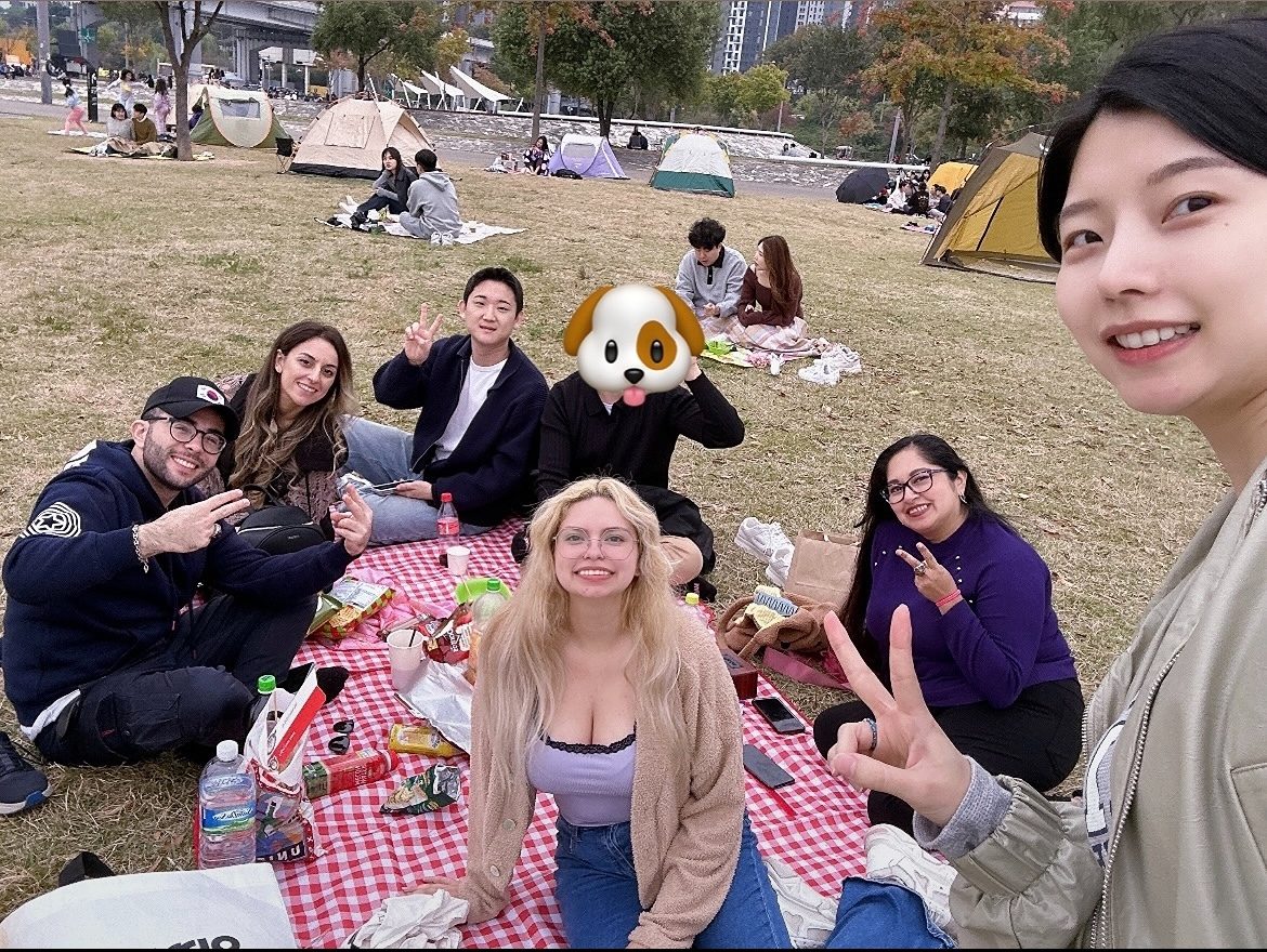 Han River park walk